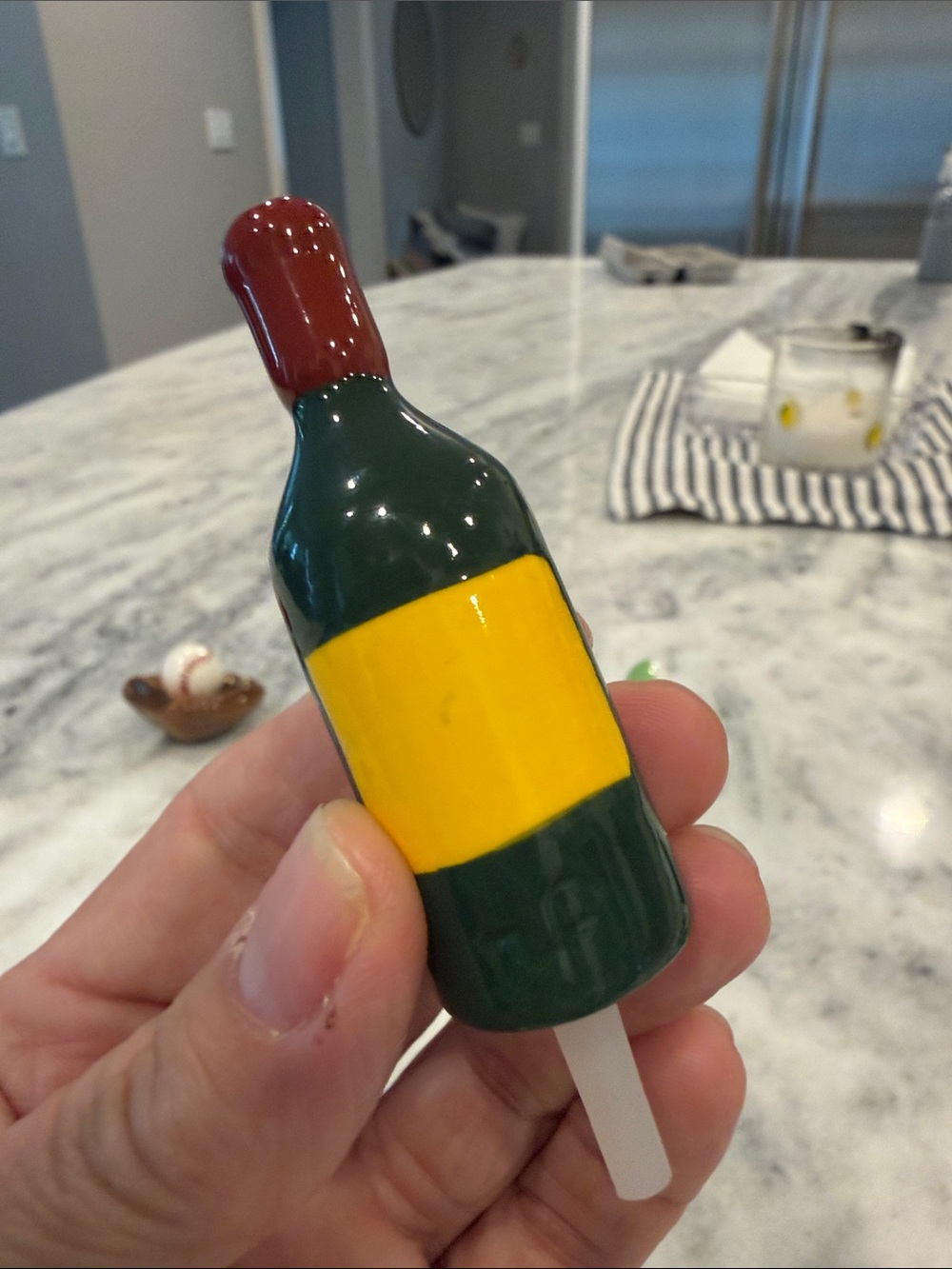 Nora Fleming "From the Vine" wine bottle mini (A186)